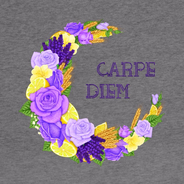 Full Bloom | Purple Carpe Diem by hisameartwork